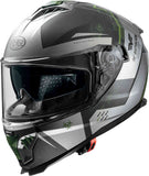 PREMIER من بريمر FULL FACE HELMET TYPHOON BA خوذة أسود/أخضر