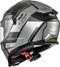 Load image into Gallery viewer, PREMIER FULL FACE HELMET TYPHOON BA Gray, Matte, Dark Green, Black