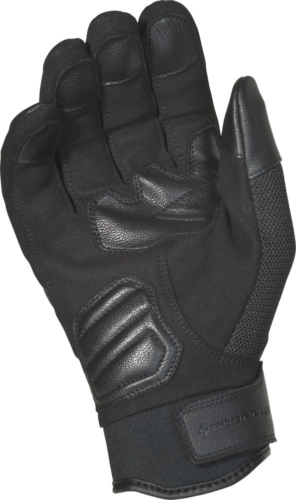 Scorpion EXO Divergent Gloves Black – Summer Riding Gloves with Knuckle Protection