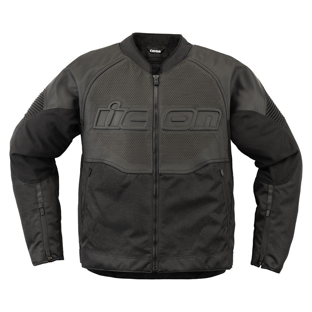 ICON آيكون JACKET OVERLORD3 LEATHER  سترة حماية أوفرلورد 3 جلد