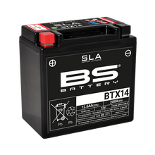 Load image into Gallery viewer, BATTERY BS BTX14L SLA 12 Ah 12 V