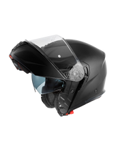 Load image into Gallery viewer, Premier Genius EVO Modular Helmet in Black Matte with Anti-Fog, Pinlock® Ready, and Retractable Sun Shield.APAPRGEEPOLUBM000S 