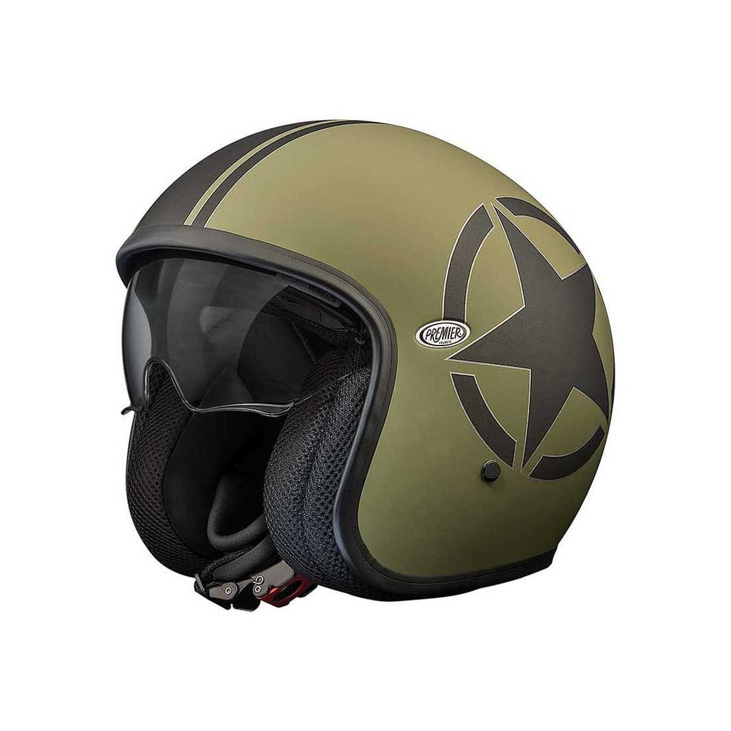 PREMIER من بريمر HELMET VINTAGE STAR MILBM خوذة فانتاج