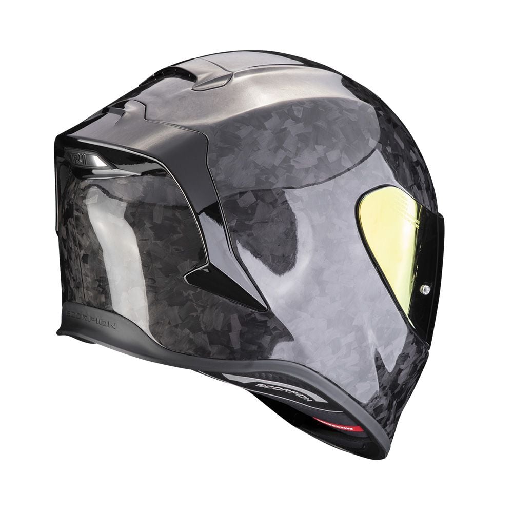 SCORPION EXO-R1 EVO CARBON AIR ONYX SOLID FULL FACE HELMET