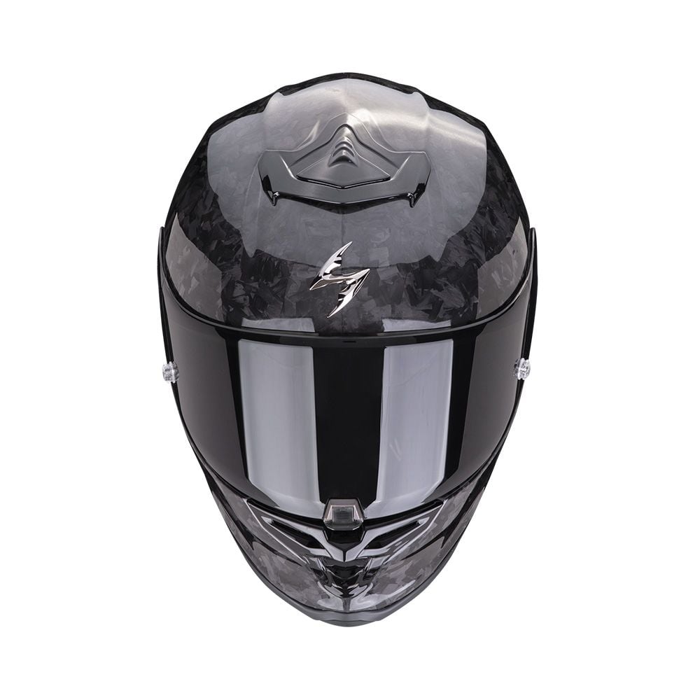 SCORPION EXO-R1 EVO CARBON AIR ONYX SOLID FULL FACE HELMET